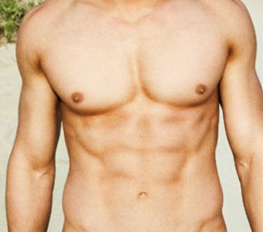 topless man torso
